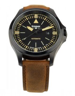 Traser P67 Officer Pro Automatic Black/Yellow Leather