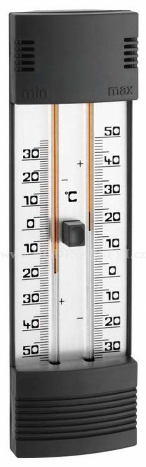 Teploměr min-max - černý TFA 10.3016