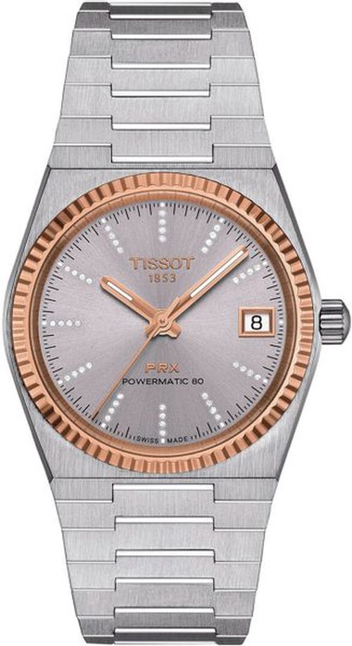 Tissot PRX 35mm Powermatic 80 Steel & 18K Gold T931.207.41.336.00