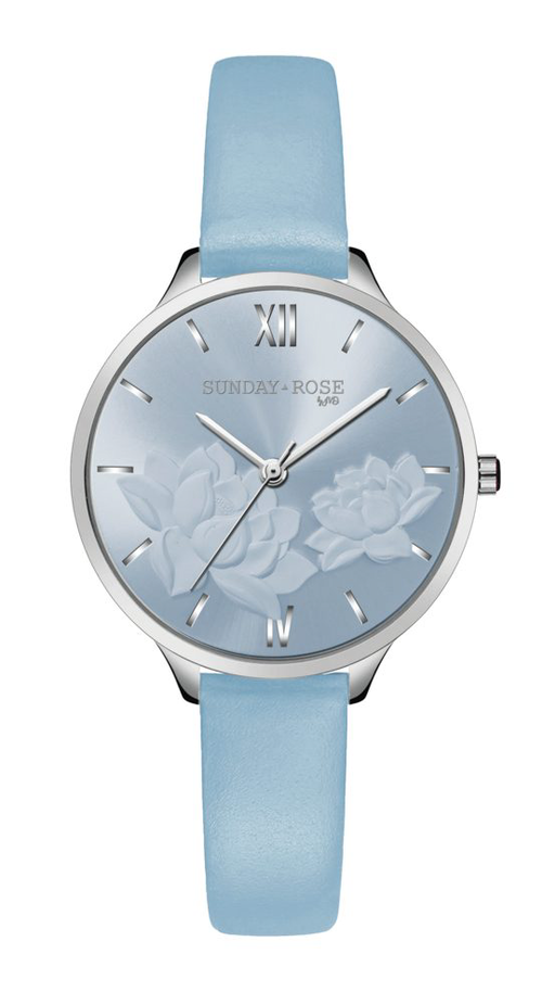 Hodinky SUNDAY ROSE Fashion Pastel Blue SUN-F18
