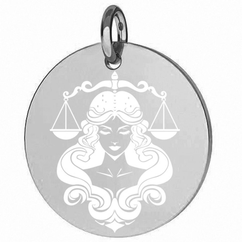 Stříbrný přívěsek znamení váhy 19 mm