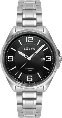 Pánské hodinky LAVVU LWM0092 HERNING Black
