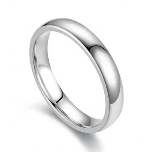 Snubní prsten z chirurgické oceli hladký