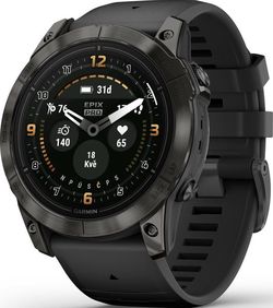 Garmin Epix™ Pro (Gen 2) Sapphire Edition Carbon Gray DLC Titanium / Black Band - 010-02804-01