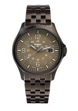 Traser P67 Officer Pro Gunmetal Khaki Ocel