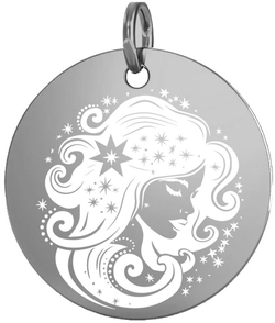 Stříbrný přívěsek znamení panna 15 mm