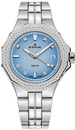 EDOX Sport Delfin Diver Date Lady 53020-3D120M-BUCND