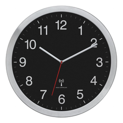 TFA 60.3545.01 - Velké kovové hodiny řízené signálem