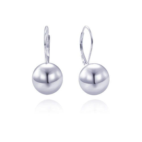 MINET Elegantní stříbrné náušnice kuličky