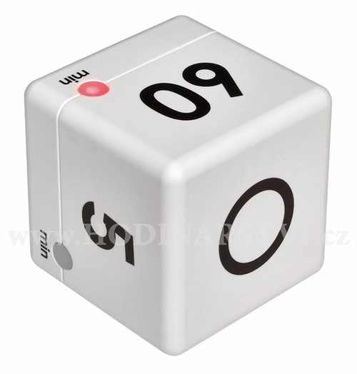 Digitální časovač TFA 38.2032.02 CUBE - bílý