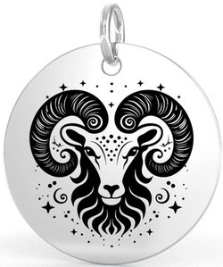 Ocelový přívěsek znamení BERAN