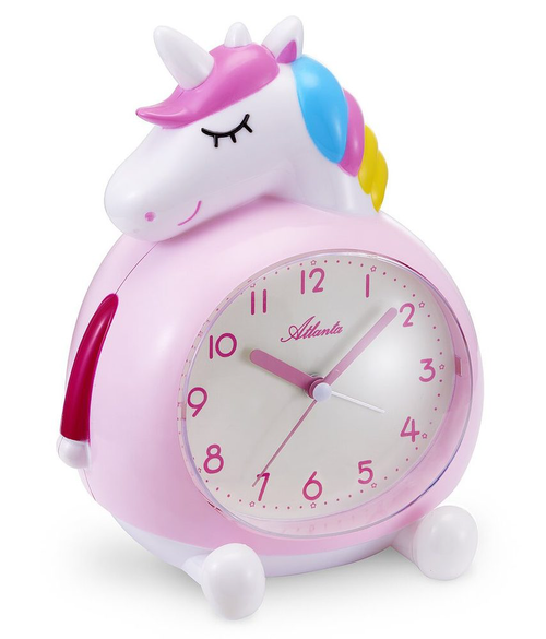 Atlanta 2163/17 - Dětský budík s jednorožcem