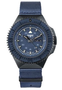 Traser P69 Black Stealth Blue Nato