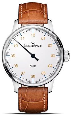 MeisterSinger N°01 AM3301G - Světle hnědý kožený řemínek