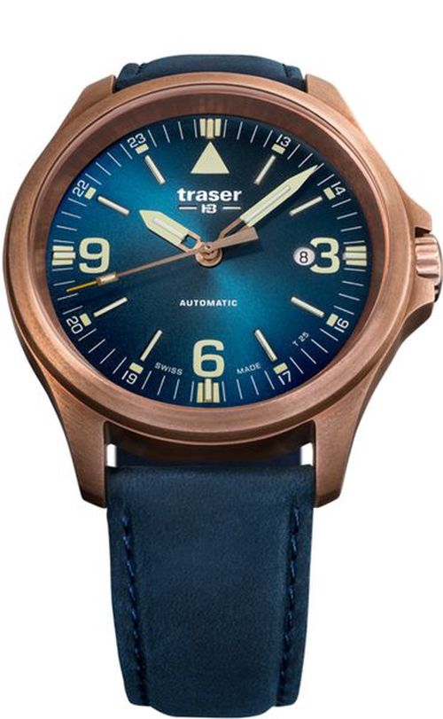 Traser P67 Officer Pro Automatic Bronze Blue kůže