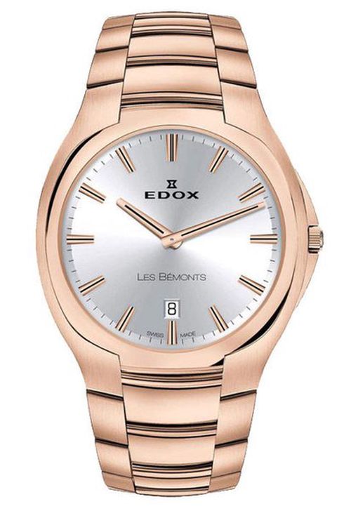 EDOX Les Bémonts Ultra Slim Date Quartz 57004-37R-AIR