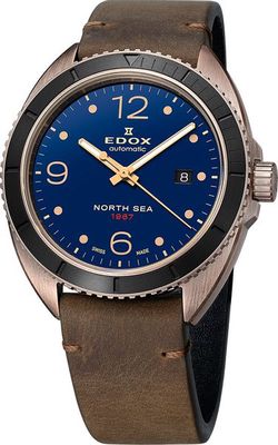 EDOX North Sea 1967 Date Automatic 80118-BRN-BU1 Limited Edition