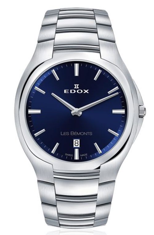 EDOX Les Bémonts Ultra Slim Date Quartz 56003-3-BUIN