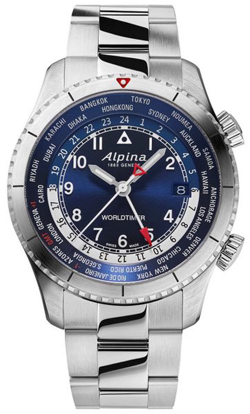 Alpina Startimer Pilot Quartz Worldtimer AL-255N4S26B