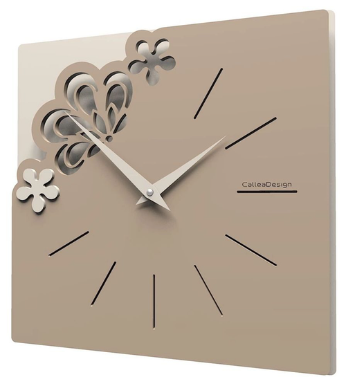 Hodiny CalleaDesign 56-10-1-14 little Merletto 30 cm caffelatte