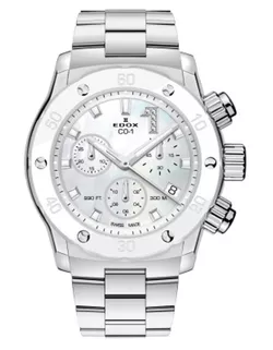 EDOX CO-1 Chronolady Quartz Chronograph 10255-3BM-NADN