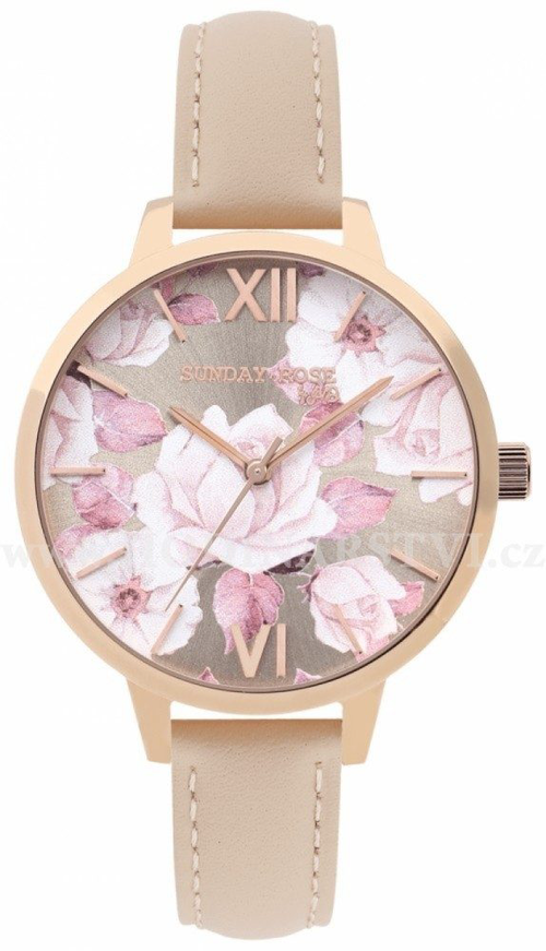 Hodinky SUNDAY ROSE Peach SUN-S06
