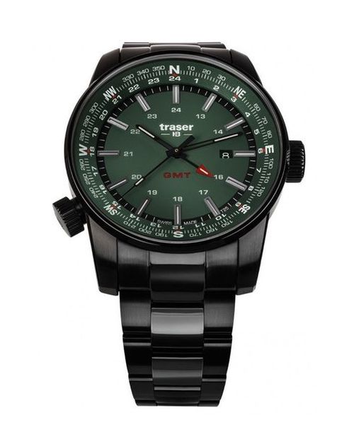 Traser P68 Pathfinder GMT Green Ocel